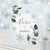 Gletscher-Leopard-Winter Einladung