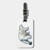 Gletscher-Minze Gepäckanhänger (Vorderseite vertikal)