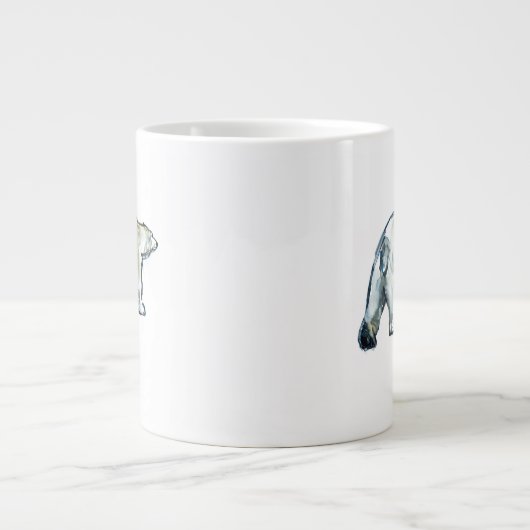 Gletscher-Minze Jumbo-Tasse (Vorderseite)