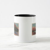 Gletscher, MT - Ansicht von Grinnell Mt. & Swiftcu Tasse (Zentrum)