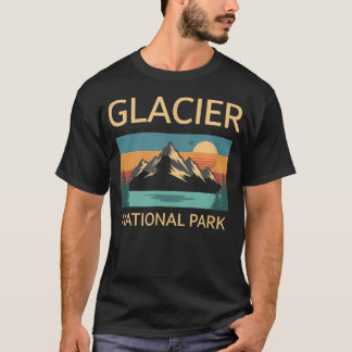 Gletscher-Nationalpark Berg Reise Natur T-Shirt