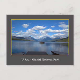 Gletscher-Nationalpark USA Fotografie Postkarte