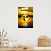 Gletscher-NP-Geometrie Poster (Küche)