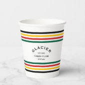 Gletscher Park Cabin Club Entdeckungsreise zur Alp Pappbecher (Vorderseite)