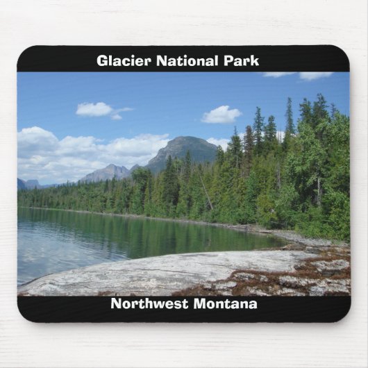 Gletscher-Park Montana Mousepad (Vorne)