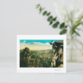 Gletscher Point, Halbkuppel und Yosemite Valley Postkarte (Stehend Vorderseite)