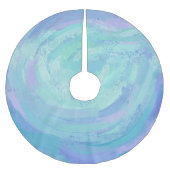 Gletscher Polyester Weihnachtsbaumdecke (Vorderseite)