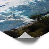 Gletscher Poster (Ecke)