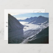 Gletscher Postkarte (Vorne/Hinten)