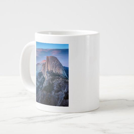 Gletscher-Punkt Jumbo-Tasse (Vorderseite Links)