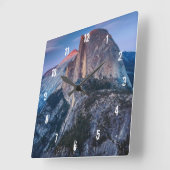 Gletscher-Punkt Quadratische Wanduhr (Winkel)