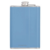 Gletscher-Szene - Cordova, Alaska Flachmann (Rückseite)