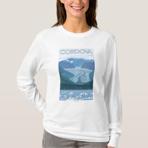 Gletscher-Szene - Cordova, Alaska T-Shirt