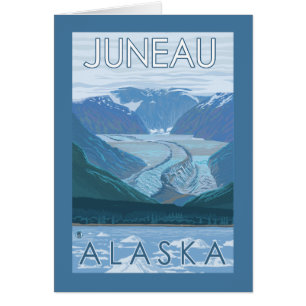 Gletscher-Szene - Juneau, Alaska