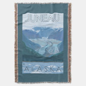 Gletscher-Szene - Juneau, Alaska Decke (Vorderseite Vertikal)