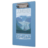 Gletscher-Szene - Juneau, Alaska Klemmbrett (Links)