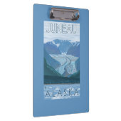 Gletscher-Szene - Juneau, Alaska Klemmbrett (Rechts)