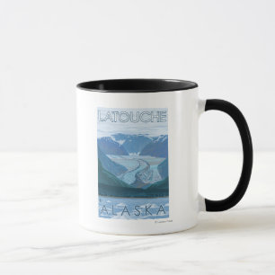 Gletscher-Szene - Latouche, Alaska Tasse
