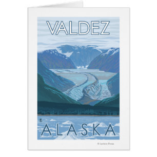 Gletscher-Szene - Valdez, Alaska