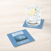 Gletscher-Szene - Valdez, Alaska Rechteckiger Pappuntersetzer (Vor Ort)