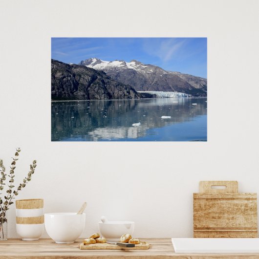 Gletscher von Alaska Print Poster (Küche)