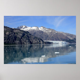 Gletscher von Alaska Print Poster