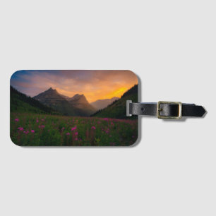 Gletscher-Wildblumen Gepäckanhänger