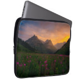 Gletscher-Wildblumen Laptopschutzhülle (Vorne Rechts)
