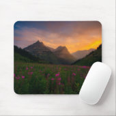 Gletscher-Wildblumen Mousepad (Mit Mouse)