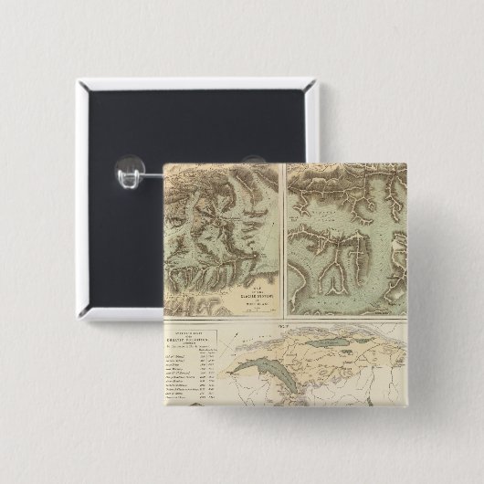 Gletscheralpen Button (Vorne & Hinten)