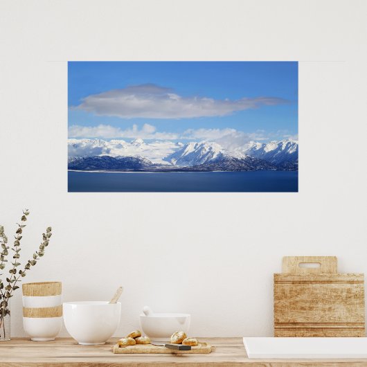Gletscheransicht Poster (Küche)