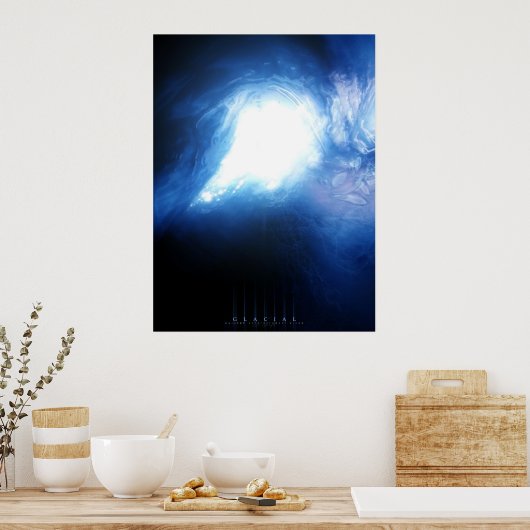 gletscherartig poster (Küche)