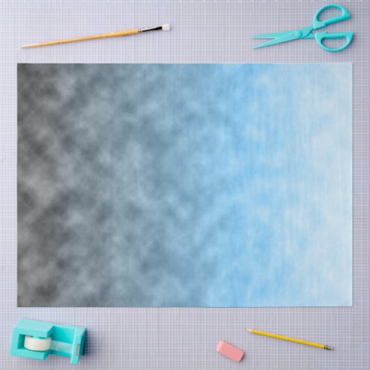 Gletscheratem Seidenpapier (Basteln)