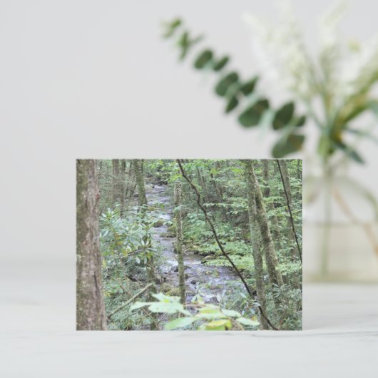 Gletscherbach Postkarte (Stehend Vorderseite)