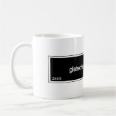 Gletscherblau Kaffeetasse (Links)