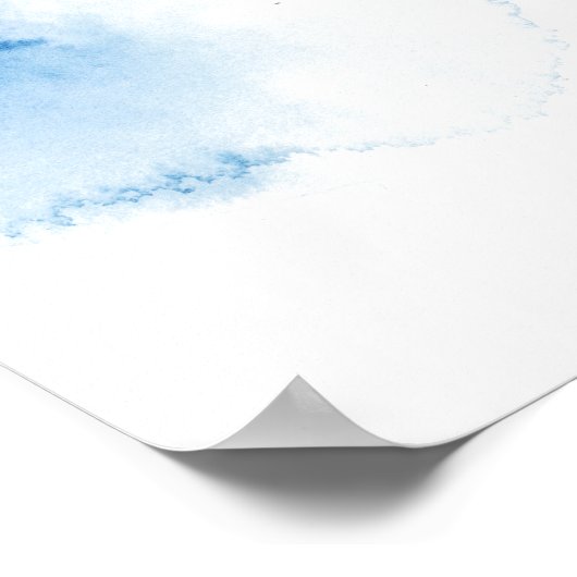 Gletscherbruch Poster (Ecke)