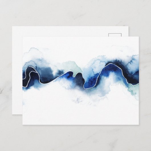 Gletscherbruch Postkarte (Vorne/Hinten)