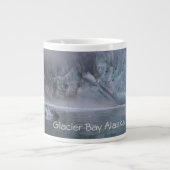 Gletscherbucht Alaska Jumbo-Tasse (Vorderseite)
