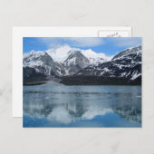 Gletscherbucht mit Reflektion Postkarte (Vorne/Hinten)