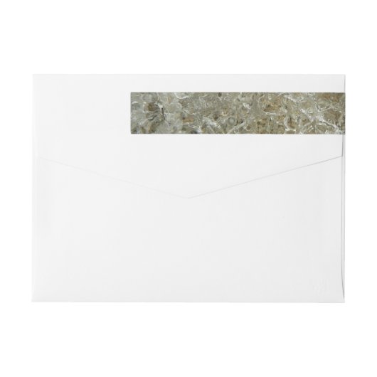 Gletschereis Abstrakte Naturstruktur (Rückseite)