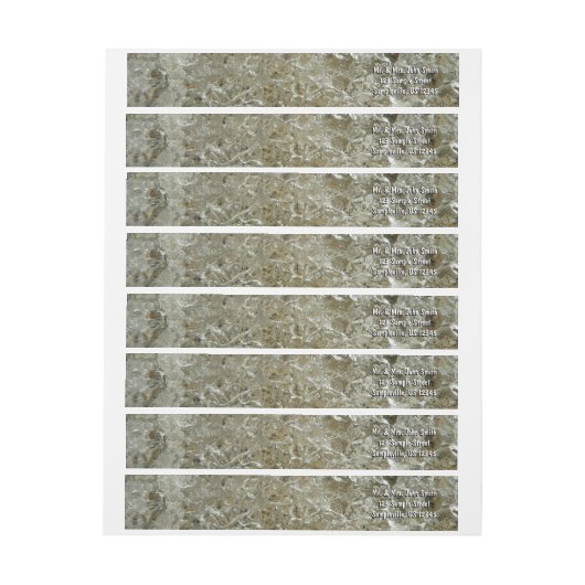 Gletschereis Abstrakte Naturstruktur (Bogen)