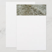 Gletschereis Abstrakte Naturstruktur Briefpapier (Vorne/Hinten)