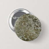 Gletschereis Abstrakte Naturstruktur Button (Vorne & Hinten)