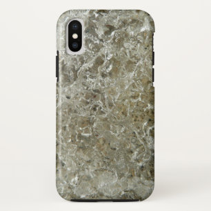 Gletschereis Abstrakte Naturstruktur iPhone X Hülle