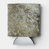 Gletschereis Abstrakte Naturstruktur Dosenkühler (Vorderseite)