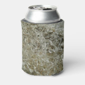 Gletschereis Abstrakte Naturstruktur Dosenkühler (Kanne Rückseite)