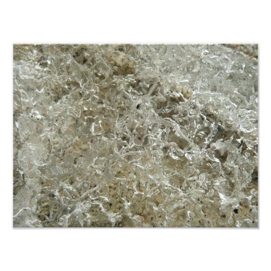 Gletschereis Abstrakte Naturstruktur Fotodruck (Vorne)