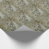 Gletschereis Abstrakte Naturstruktur Geschenkpapier (Ecke)