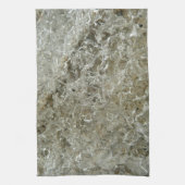 Gletschereis Abstrakte Naturstruktur Geschirrtuch (Vertikal)