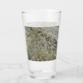 Gletschereis Abstrakte Naturstruktur Glas (Vorderseite)